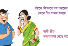 বউকে কিভাবে বশ করা যায় স্বামী স্ত্রীর ভালোবাসা