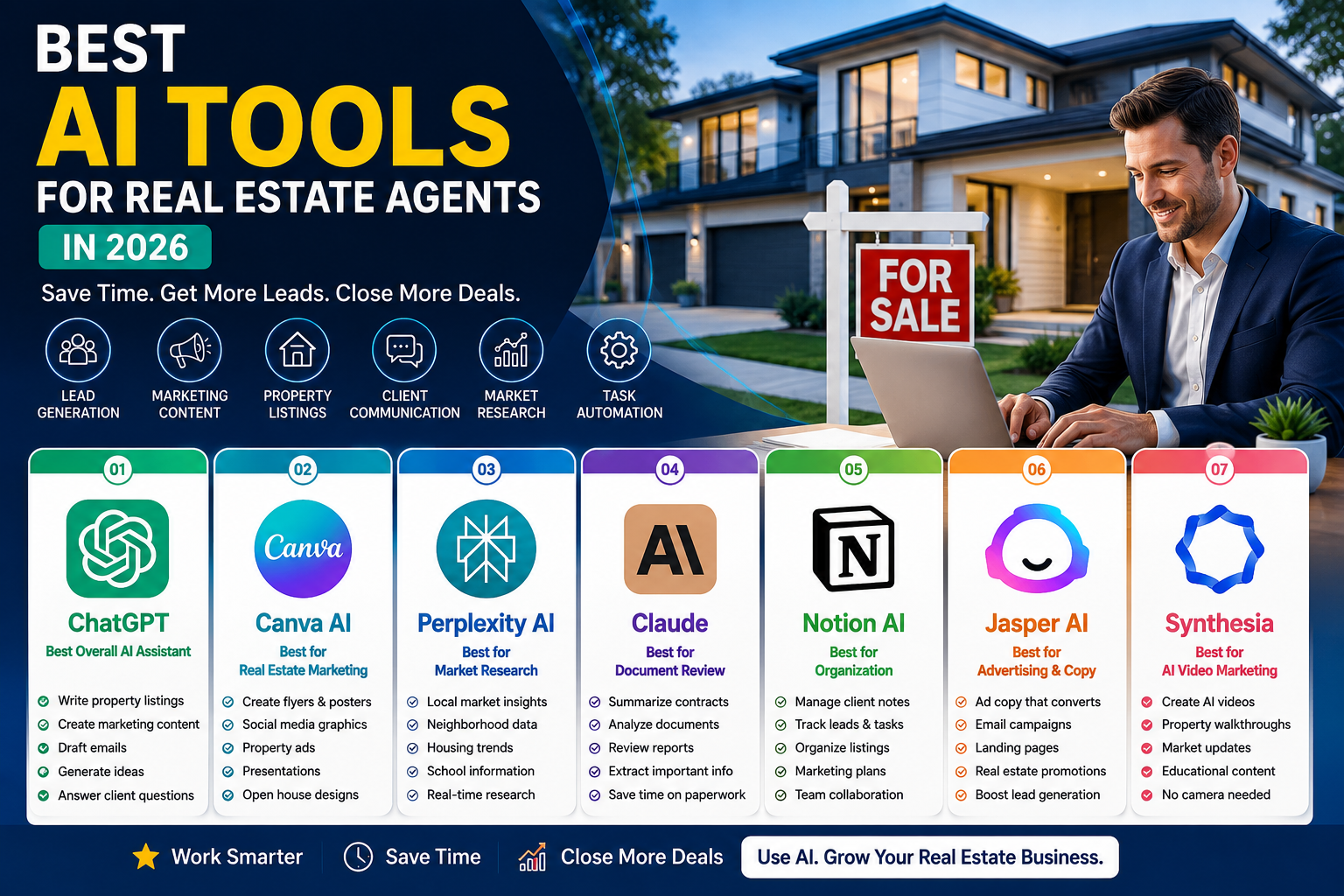 7 Best AI Tools for Real Estate Agents in 2026