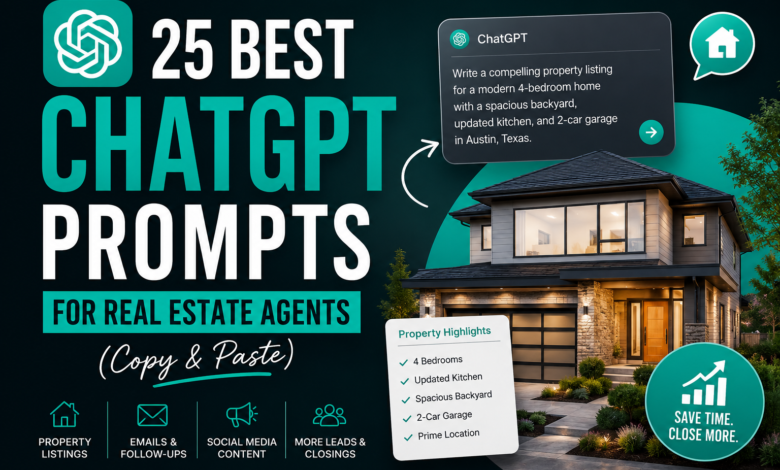 25 Best ChatGPT Prompts for Real Estate Agents